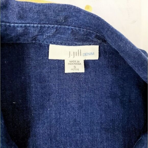 J.Jill Chambray Shirt Dress - Picture 8 of 9